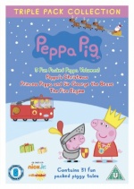 Peppa Pig Triple Pack (Princess Peppa, Fire Engine and Peppa's Christmas [DVD] only £9.99