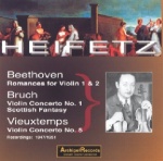 Heifetz plays Beethoven, Bruch & Vieuxtemps only £7.99