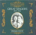 Great Singers 1909-1938 only £5.99