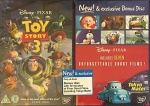 Toy Story 3 Plus Bonus Disc of Disney/Pixar 7 Unforgetable Short Films [DVD] only £3.99