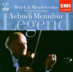 Yehudi Menuhin Legend: Bruch and Mendelssohn Violin Concertos only £7.99