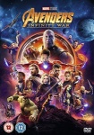 Avengers Infinity War DVD 2018 region 2 only £5.99