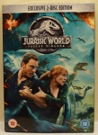 EXCLUSIVE 2-Disc Edition JURASSIC WORLD Fallen Kingdom DVD Set only £7.99