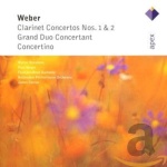 Weber : Clarinet Concertos Nos 1 & 2, Grand Duo concertant & Concertino - APEX only £7.00