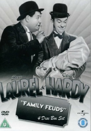 LAUREL & HARDY "FAMILY FEUDS" 4 DISC BOX SET