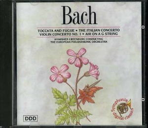 Bach Toccata and Fugue - TRhe Italian Concerto - Violin Concerto No 1 - Air on a G String (Symphonia Digital Classics)