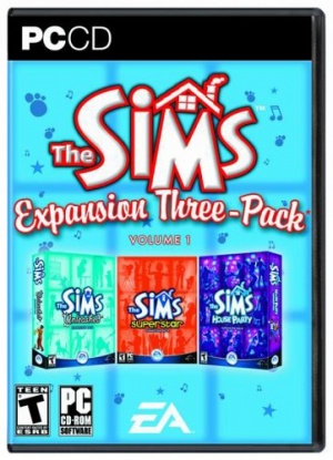 Sims Expansion Three-Pack Vol 1