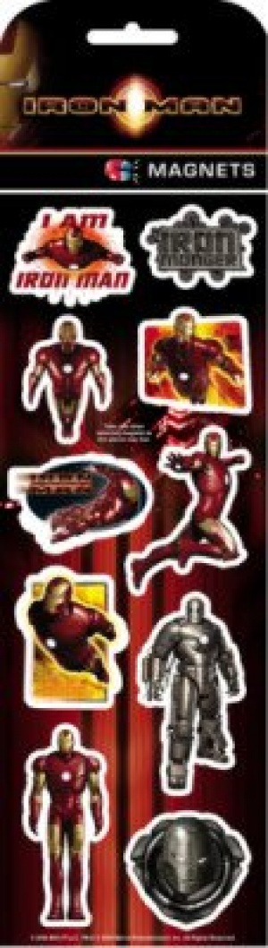 Iron Man Fridge Magnets 10 Magnets Slim