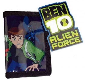 Ben 10 Alien Force Silver & Black Boys Wallet