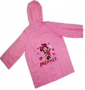 Disney Minnie Mouse Pink Various Size Raincoat 100% PVC