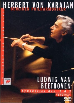 Herbert Von Karajan: Beethoven - Symphonies 2 and 3 [DVD] [2002]