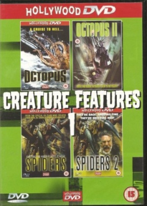 Hollywood DVD - Creature Features 1 - Octopus; Octopus II; Spiders; Spiders II (4 Movies On 2 Dvd's)