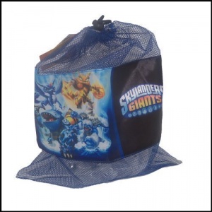 Skylanders Giants Mesh Drawstring Bag PE Gym Swimming Toys 33cm x 41cm