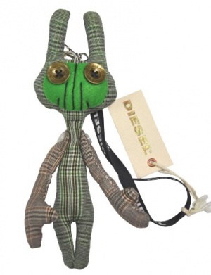 DIESEL CluffI Slating Large Character Keychain