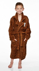 BBC TV 11th Dr Who Matt Smith Fleece Dressing Gown Bath Robe (Kids/Child Size Medium)