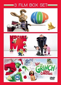 3 Film Box Set: Hop / Despicable Me / The Grinch [DVD]