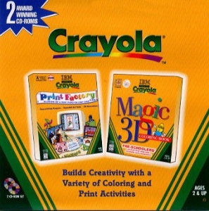 Crayola Magic 3D Colouring Book & Print Factory