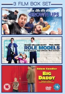 3 Film Box Set: Grown Ups / Big Daddy / Role Models [DVD]